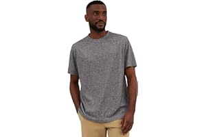 Sepiia Antiolor Antimanchas Antiarrugas Holgada Cuello Redondo Camiseta Manga Corta Básica para Hombre