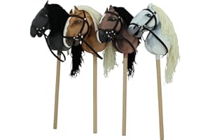 Haasenstrauch Sweety Toys Hobbyhorse Cheval à emboîter adapté pour les loisirs (noir)