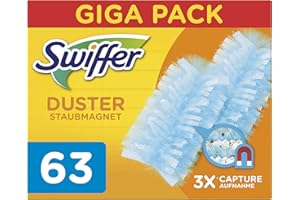 Swiffer Duster Ricariche per Piumino Catturapolvere, 63 Pezzi