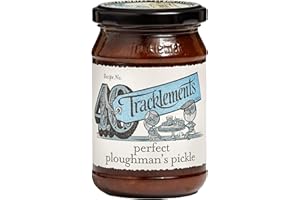 Tracklements Perfect Ploughman's Pickle, The Ideal Condiment for Cheeses, Smoked Meats and Sandwiches or Partnered with Pork Pie and Chutney, Vegetarian and Vegan Friendly, 295g Jar