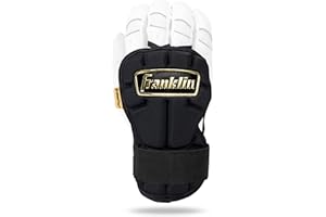 Franklin Sports PRT LG Series Adult Baseball Hand Guard + Wrist Protector for Batsman - Hand Protection - Wrist Shield - Hitters Right + Left Hand - One Size