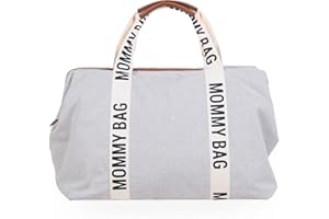 CHILDHOME Mommy Bag, bolso cambiador, maternidad, bolso de viaje, gran capacidad, cambiador, correa ajustable para el hombro, compartimentado, bolsillo termico, pasaje para la maleta