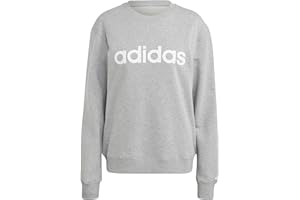 ADIDAS IC6880 W Lin FT SWT Sweatshirt Mujer Medium Grey Heather/White Tamaño M