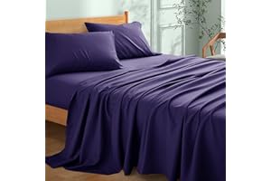 My Home Store Bettlaken für Doppelbett, 100 % ägyptische Baumwolle, Fadenzahl 300, Hotelqualität, pflegeleicht, Bettlaken-Set (Marineblau (230 x 255 cm)