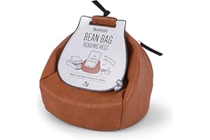 IF Bookaroo - Puf para lectura, color marrón, talla única