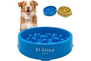EL ÁTICO PETS Comedero Perro Antivoracidad. Comedero Antiansiedad y Antiestres para Perros Ansiosos. Controla la Velocidad de Alimentación. Reduce el Estrés y Disfruta de una Digestión Saludable