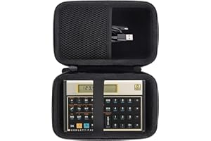 JINMEI Hard EVA Carrying Case Compatible with HP 12C/HP 12CP Financial Calculator Storage case