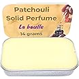 Patchouli Solid Natural Perfume Balm. For Sensitive Skin. Handmade Natural Cosmetics. Vegan. Essential Oils. Made in UK.