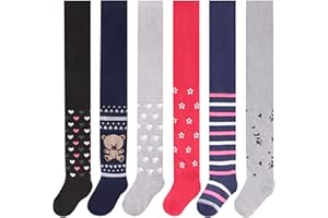 Libella 6er enfants filles collants enfants collants pour filles collants en coton multicolore 27241