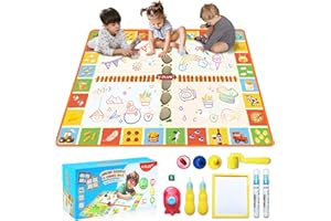 Y-PLUS Aqua Water Mat Magic Paint for Kids - YPLUS Water Doodle Mat, Drawing Mat for Toddlers, Doodle Mat Water Painting Set 1-3, 2-4 - Farm