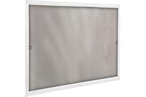 jarolift Moustiquaire avec cadre - SlimLine pour fenêtre 90 x 150cm blanche
