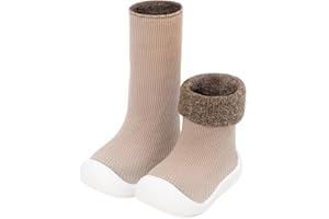 Cheerful Mario 6-24 Mois Chaussures Premiers Pas Bébé Garçon Fille Chaussons Bebe Antiderapant et Souple