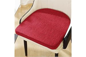 SDNAM 2/4/6er Set Sitzpolster Stuhl 45x45 Stuhlkissen U-förmiges Sitzkissen Indoor Outdoor Anti-Rutsch Kissen für Drinnen und Draußen, Garten, Küche, Café, Esszimmer(#6,45 * 45cm(2pcs))