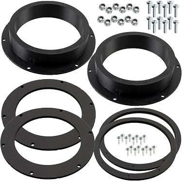 Kit Installazione Altoparlanti 16,5 Cm Per Audi A3/A4/R8/TT E Saab - Distanziali E Adattatori Cablaggio Inclusi