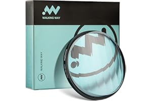 Walking Way 49mm Filtro Prisma Lineal para Lentes de Cámaras Fotografía Creativa Material Premium con Desenfoque de Primer Plano y Efectos de Imagen Repetitiva Disponibles en Múltiples Tamaños