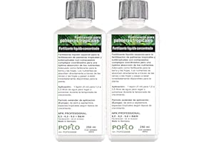 POFLO Fertilizante para palmeras Profi Line, fertilizante para raíces + fertilizante para hojas de ALTA TECNOLOGÍA (500ml)