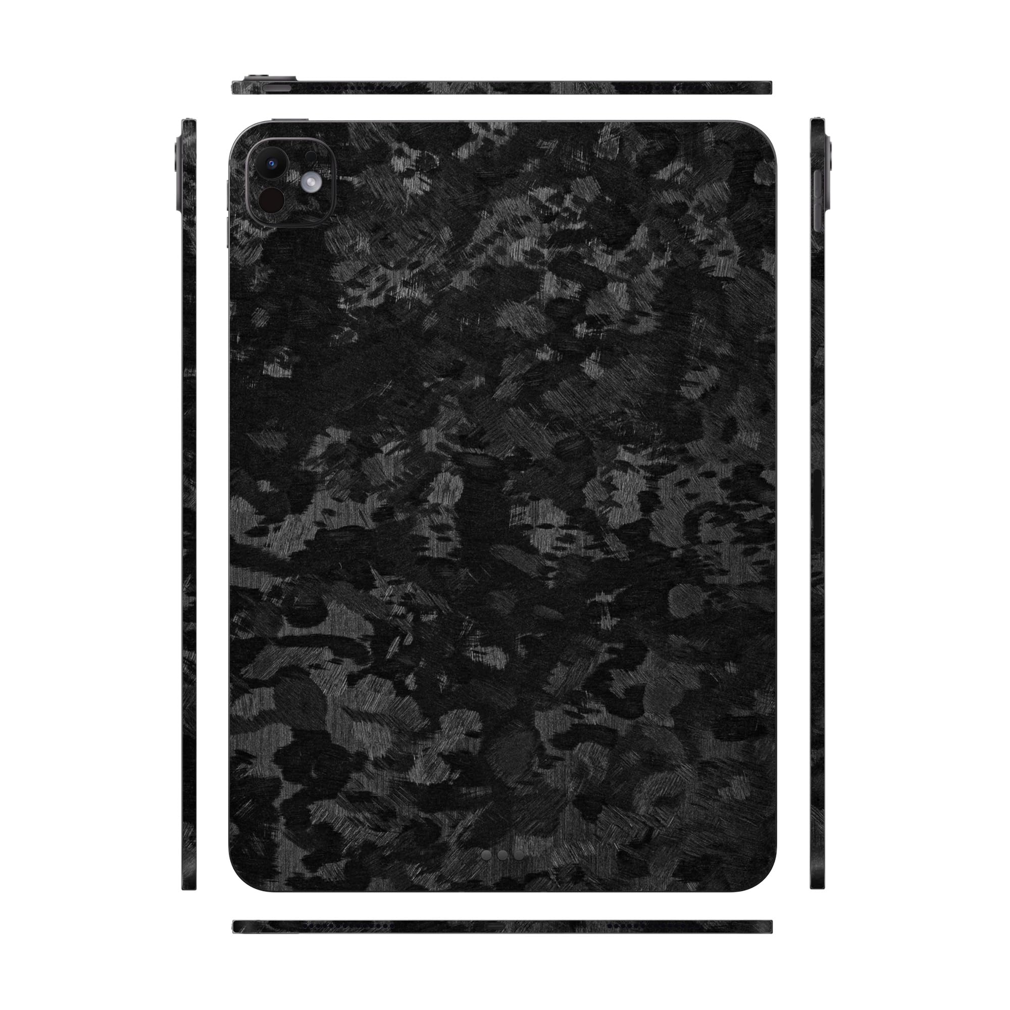 Capes Tablet Skins Compatible with iPad Pro 11 M4 2024, Anti-Scratch Vinyl Decal Skin, Protective Film, Not Case/Cover (Forged Carbon, Full Body Skin)