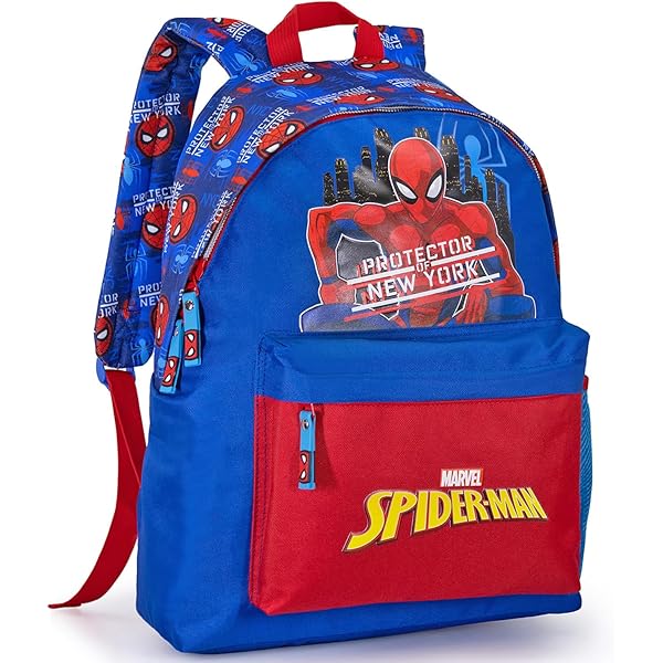 Marvel Zaino Spider-Man Drop HS FAN 2.2 – 24 L – Rosso – Resistente E Repellente
