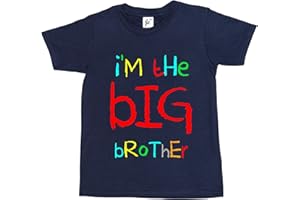 Fancy A Snuggle I'm The Big Brother Funny Kids Boy Girl Cotton Short Sleeve T-Shirt Sizes 1 Year Old - 14 Year Old