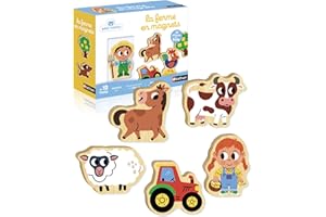 Nathan-La Granja de imanes, Multicolor (31541)