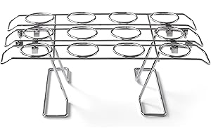 Wilton 0261841 Griglia per Coni Gelato 12 Cavita, Acciaio, Argento, 5.28x27.48x15.8 cm