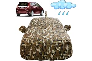 Autofact Waterproof Car Body Cover Compatible with Honda Jazz (2015 to 2022) with Mirror and Antenna Pockets…