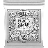 Ernie Ball Ernesto Palla Siyah & G&uuml;m&uuml;ş Klasik Gitar Telleri Naylon