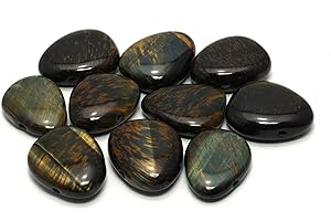 GeoFossils Piedra perforada con ojo de halcón y halcón