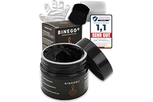 ‎BINEGO Binego® Lederreparaturset Leder & Kunstleder Reparatur Set | Lederreparatur Flüssigleder Lederfarbe Reparieren Reparaturset Aufbereitung | Farbe Schwarz