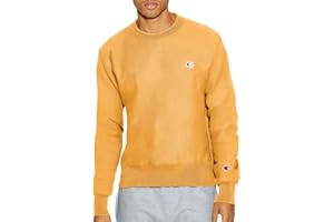Champion Bluza męska z okrągłym dekoltem, odwrócony splot, ciężka bluza polarowa dla mężczyzn, M