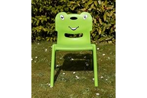 OMS HOME STORE Plastic Kids Chairs Indoor Outdoor Garden Stackable Toddler Children Chair (Green)