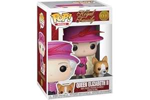 Funko POP! Queen Elizabeth II & Corgi Buddy: Royal Family - Collectable Vinyl Figure - Gift Idea - Official Merchandise - Toys for Kids & Adults - Model Figure for Collectors and Display