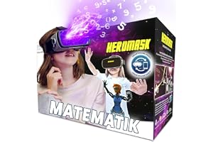 Heromask VR-glasögon för Barn 5-12 · Mattespel i Virtual Reality | Lär multiplikationstabeller och huvudräkning genom lek i VR. iPhone/Android. Originell present för barn