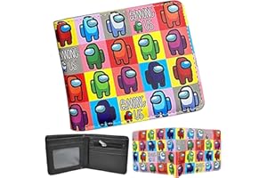 Dilightnews Anime Geldbörse Among Us, Karikatur Geldbörsen, Geldbörse Kinder Jungen, Jugend Karikatur Geldbeutel, Karikatur Portemonnaie, Geschenkidee Kinder Geldbörse, Kinder Geburtstagsgeschenk