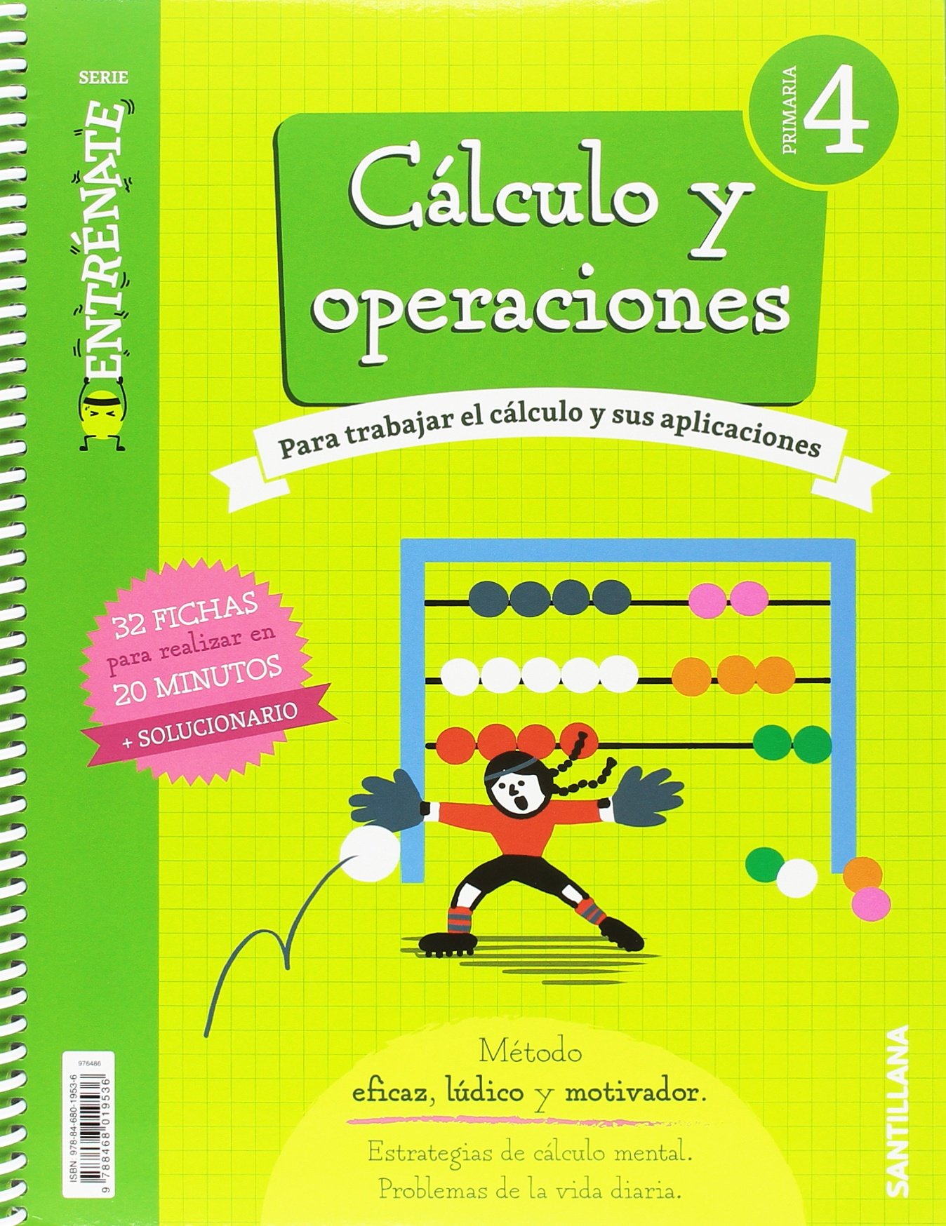 CUADERNO CALCULO SERIE ENTRENATE 4 PRIMARIA