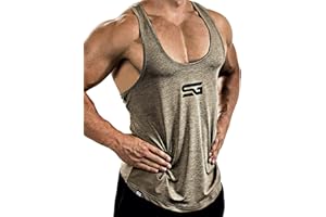 Satire Gym Canottiera Palestra Uomo - Stringer Gym in Vari Colori e Dimensioni - Canotte Palestra Uomo Bodybuilding - Abbigliamento per Il Fitness