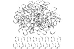 50 stycken rostfritt stål Heavy Duty S-formade krokar 2,5 cm liten silver mini metallkrok tung last hängare ornamentkrok för