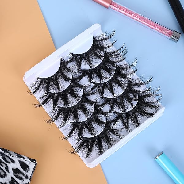 Dorisue XXL Wimpern Mit Federn – Dramatisch Für Halloween & Kostümpartys