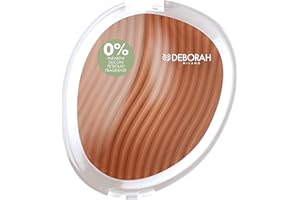 Deborah Milano - Terra Compatta Formula Pura con Ingredienti Naturali, 03 Light Rose, Finish Scorrevole e Modulabile, Scolpisce il Viso e Dona una Pelle Naturalmente Abbronzata, 11 gr