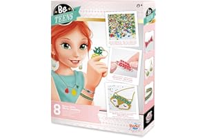 Buki France Be Teens Woven Jewellery Making Gift Set. Create Bracelets, Necklaces, Keyrings & Earrings with 1500 Beads, Instructions & Accessories. Arts & Crafts for Kids. Suitable for Boys & Girls 8+