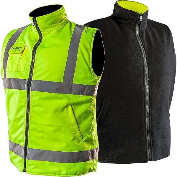 Blakläder Warnschutzjacke Winter | gelb/marineblau | XL | 4870 1987 3389 XL