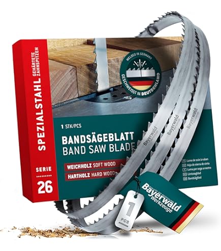 Bayerwald Gereedschapsstaal lintzaagblad, 1790 x 6 x 0,36 x 6, hout, non- ferrometalen, kunststof, dunne plaaten/zaagband, geschikt voor Holzstar enz