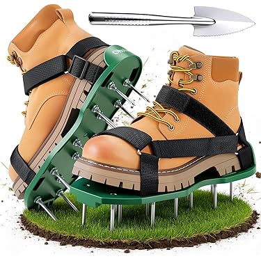 Schoenen voor gazonbeluchting voor het effectief beluchten van Schoenen voor gazonbeluchting voor het effectief beluchten van