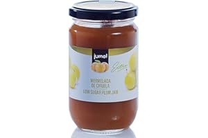 Mermelada de CIRUELA con extra de fruta JUMEL. 50 g de fruta por cada 100 g de producto. Mermelada gourmet. Pack de 4 unidades (1,39 € / unidad). A PARTIR DE 15€ PORTES GRATIS.