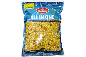 Haldiram's - All In One (200g) - Vielfältige Mischung aus knusprigen Snacks und Gewürzen - Perfekt für Partys und Snackzeit