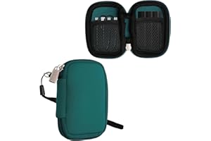 kwmobile Etui kompatybilne z Samsung Portable SSD T7 Shield dysk twardy - etui neoprenowe do przenośnego dysku SSD - wymiary wewnętrzne - petrol