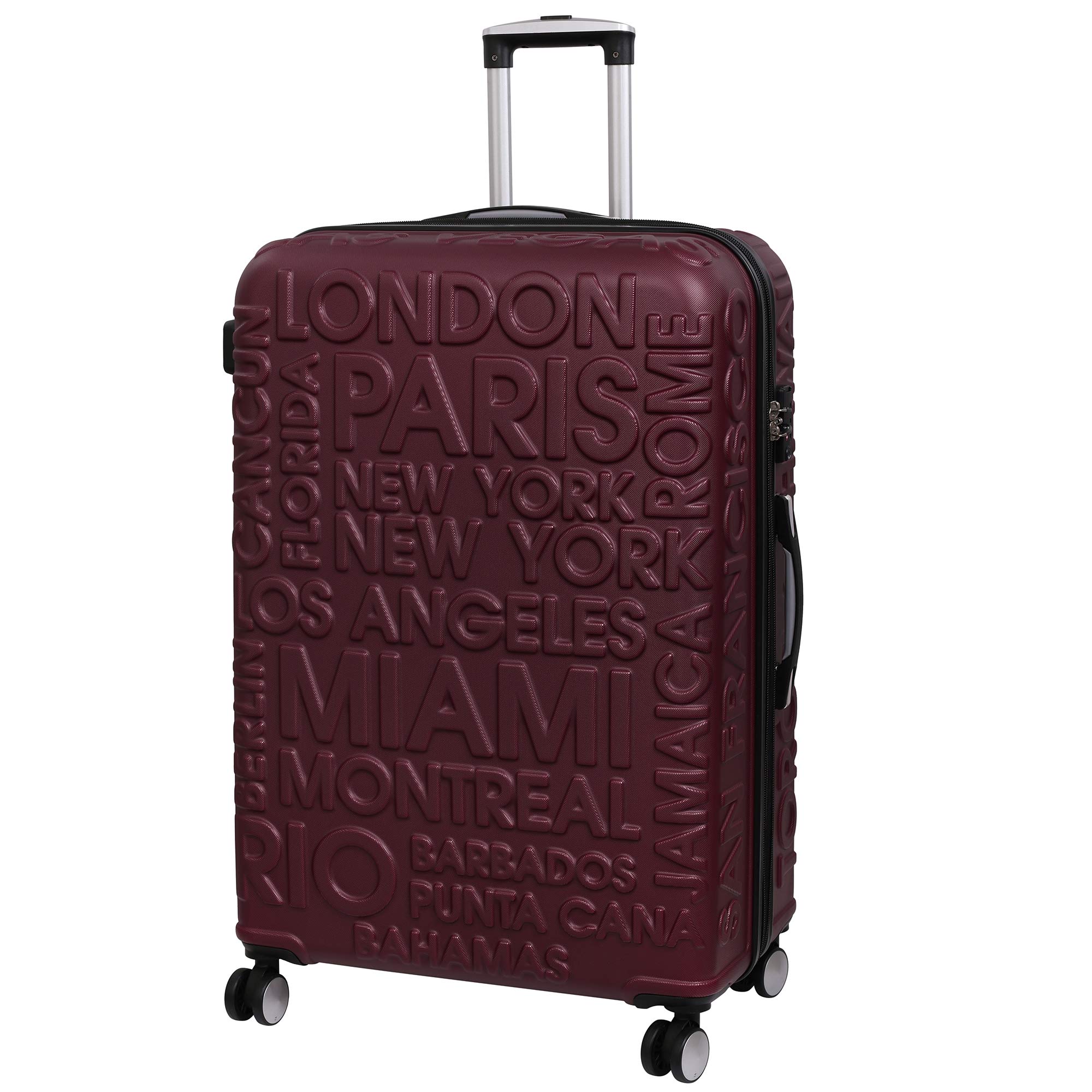 it luggage 3 Piece Set of Destinations Ii 8 Wheel Hard Shell Single