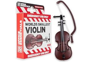 PANDA LOCO World’s Smallest Emergency Violin – Funny Novelty Gag Gift | Tiny Joke Present for Complainers, Moaners & Office Banter