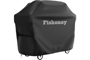 Fishoney Housse Barbecue et Plancha,Bache De Protection, Exterieur, (145x61x117cm)