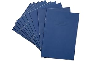 RHINO F8M de ejercicios A4, 80 páginas color azul Pack de 10